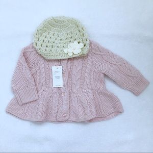 0-3 Months Gap knitted Pink Sweater